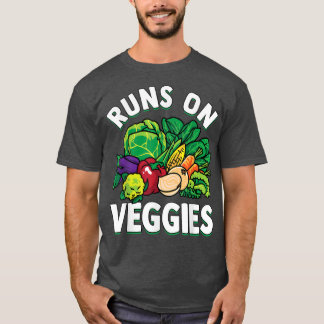 Camiseta Los Amantes De La Vegetación Corren Sobre Vegetale
