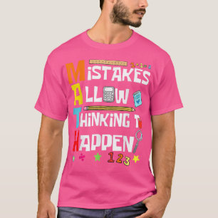 Camiseta Los amantes de las matemáticas vuelven a los error