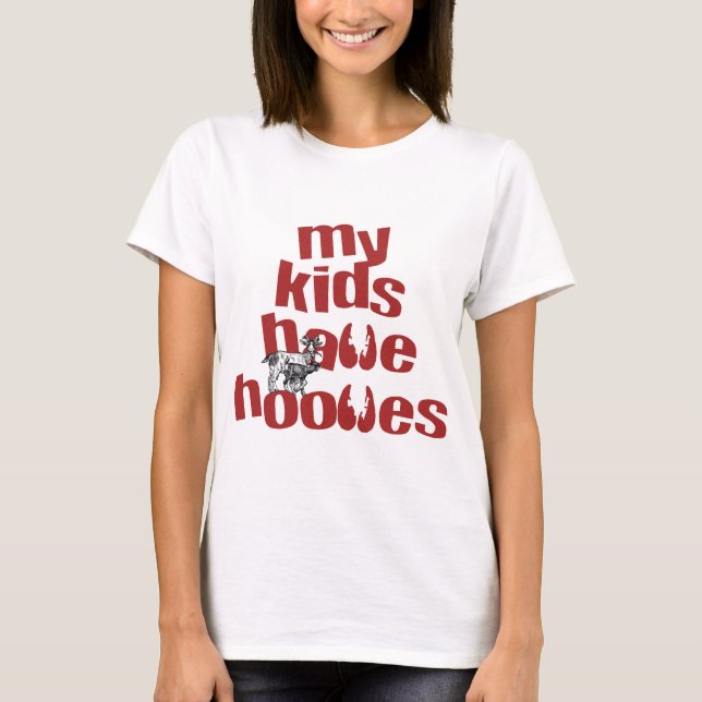 Camiseta Los amantes de los animales adoran la ropa de cabr (Anverso)