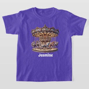 Camiseta Los amantes de los carrusel de cutis añaden nombre