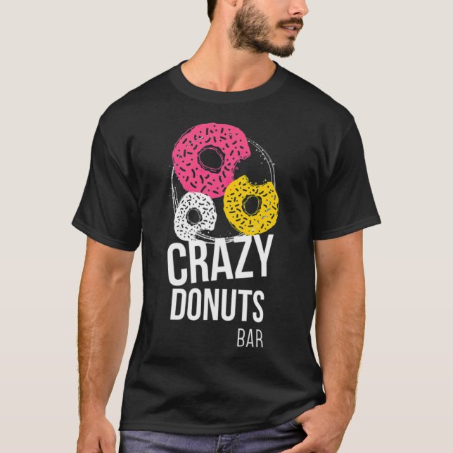 Camiseta los amantes de los donuts bagel (Anverso)