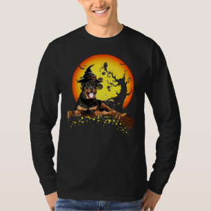 Camiseta Los amantes de los perros Rottweiler Baby Hallowee