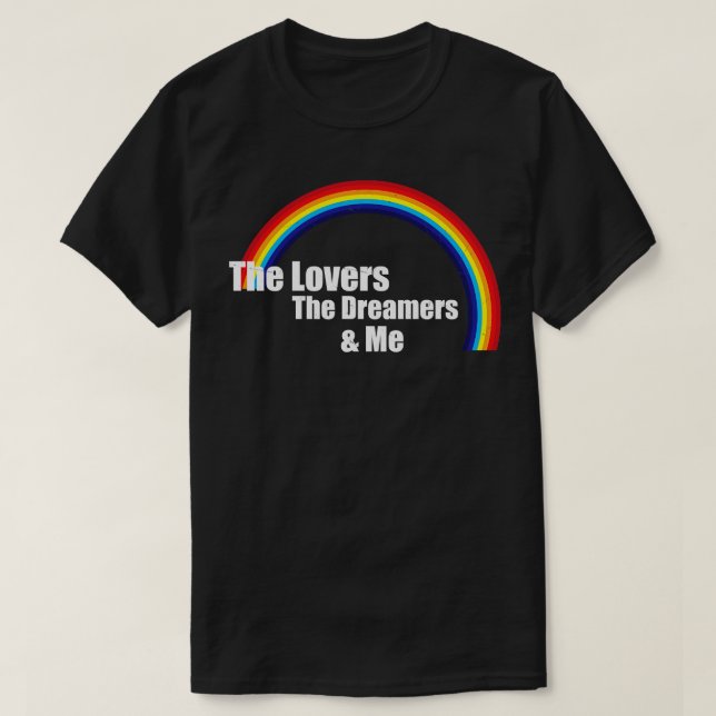 Camiseta Los amantes de los sueños y yo (Diseño del anverso)