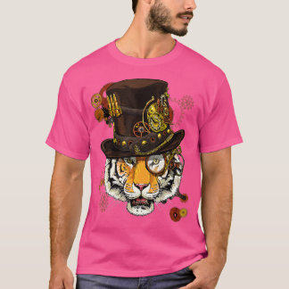 Camiseta Los amantes de los tigres Steampunk Tiger
