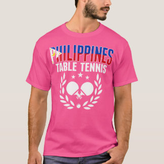 Camiseta Los amantes de Ping Pong en Filipinas apoyan el Ta
