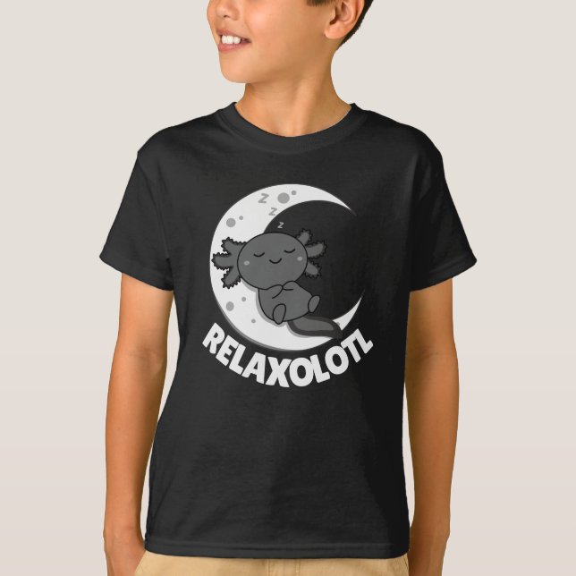 Camiseta Los amantes de Relaxolotl Axolotl, los animales bo (Anverso)