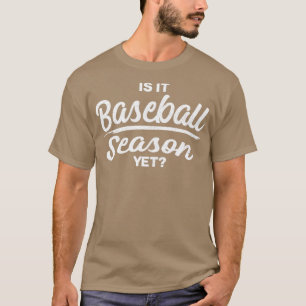 Camiseta Los amantes del béisbol no pueden esperar la tempo