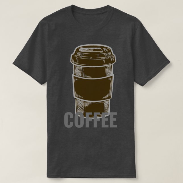 Camiseta Los amantes del café 3 (Diseño del anverso)