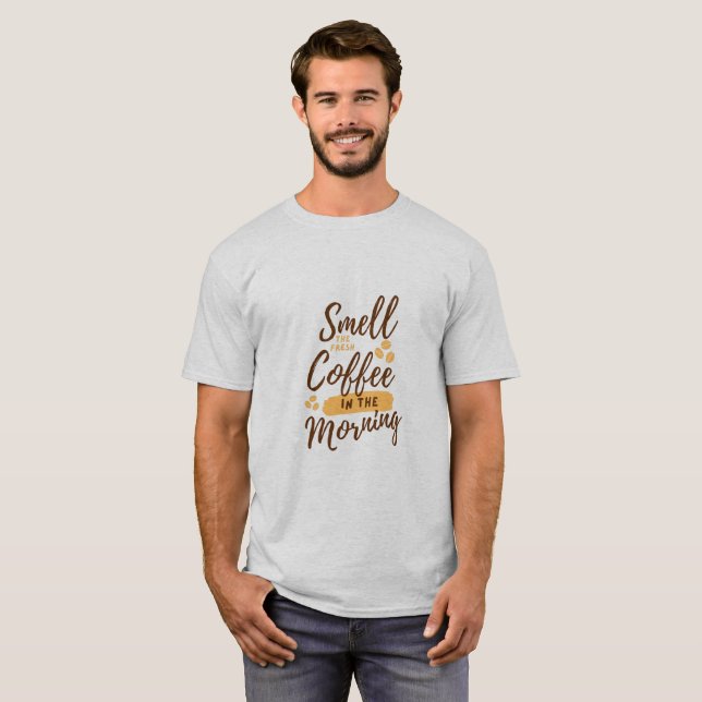 Camiseta Los amantes del café todos los días (Anverso completo)