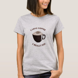 Camiseta Los amantes del café todos los días