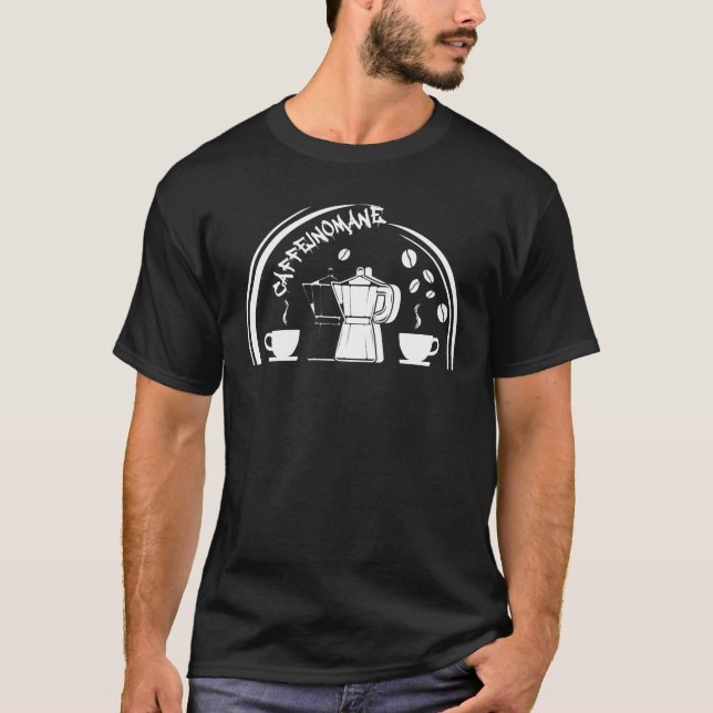 Camiseta Los amantes del café tradicional moka (Anverso)