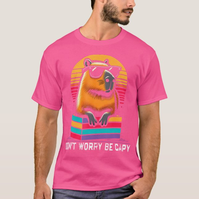 Camiseta Los amantes del Capibara no se preocupan por ser c (Anverso)