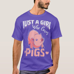 Camiseta Los Amantes Del Cerdo Chica Aman Solo A Un Chica Q