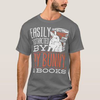 Camiseta Los Amantes Del Conejo Cuto Distrados Por Libros Y