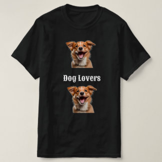 Camiseta Los amantes del diseño de camisetas-perros.