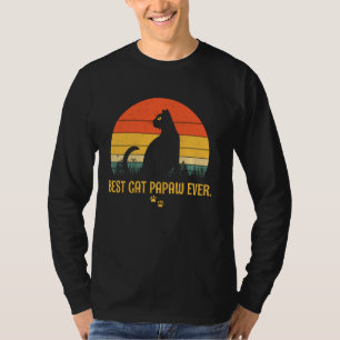 Camiseta Los amantes del gato mejor felino papaw de la hist