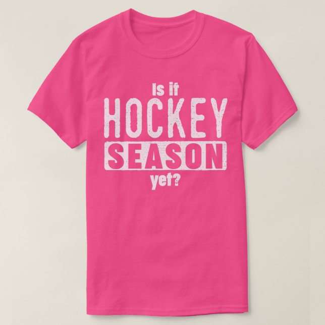 Camiseta Los amantes del hockey no pueden esperar la tempor (Diseño del anverso)