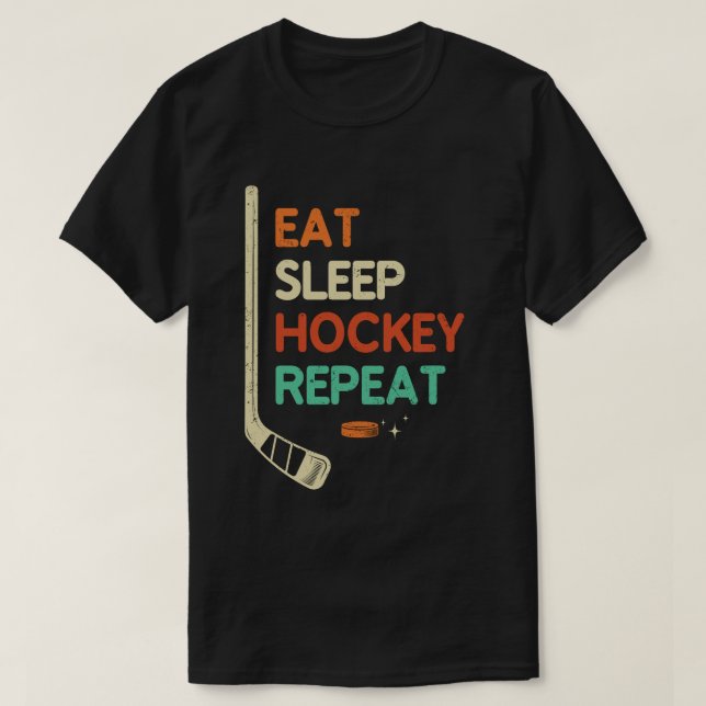 Camiseta Los amantes del hockey sobre césped repiten el sue (Diseño del anverso)
