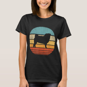 Camiseta Los amantes del perro atardecer de los años 70 del