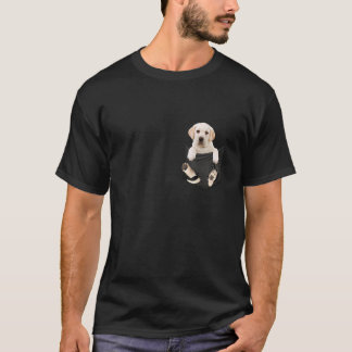 Camiseta Los amantes del perro regalan labrador blanco en u