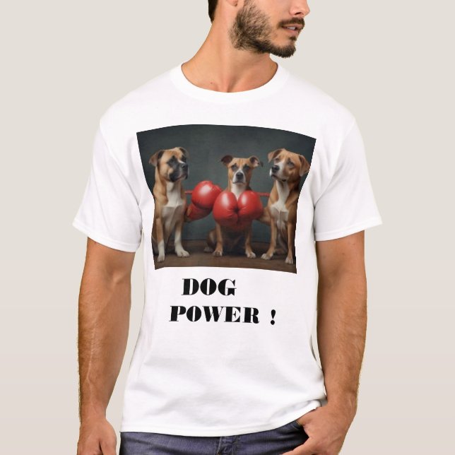 CAMISETA ¡LOS AMANTES DEL PERRO SUEÑAN! (Anverso)