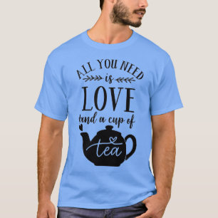 CAMISETA LOS AMANTES DEL TÉ TIENEN IMÁGENES DE TÉ TODO LO Q