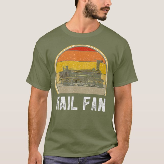 Camiseta Los Amantes Del Tren Regalos Para Hombres Ferrocar (Anverso)