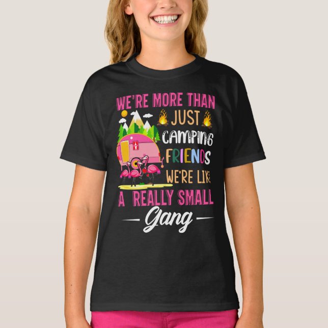 Camiseta Los Amigos Del Camping Son Como Una Pandilla (Anverso)