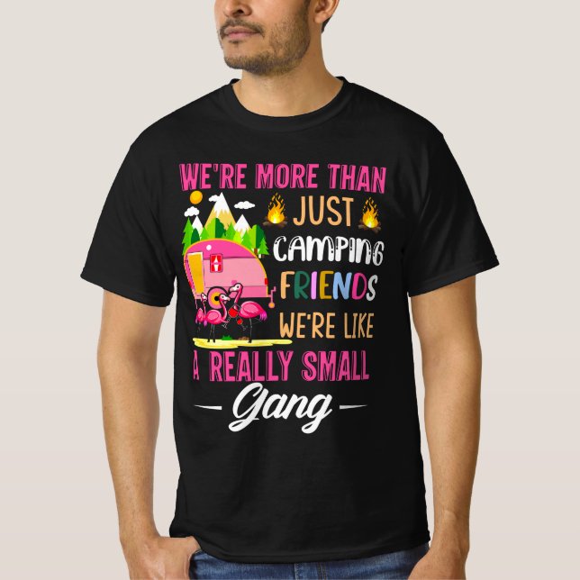 Camiseta Los Amigos Del Camping Son Como Una Pandilla (Anverso)