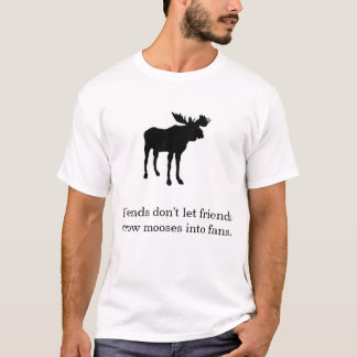 Camiseta Los amigos no dejan a amigos lanzar alces en fans