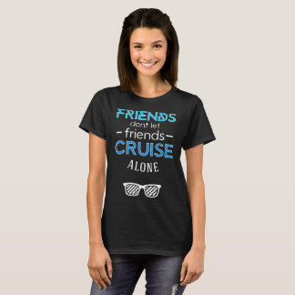 Camiseta los amigos no dejan el t-shir solo de la travesía