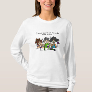 Camiseta Los amigos no dejan el vino de los amigos
