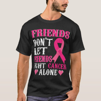 Camiseta Los Amigos No Luchan Solos Conciencia Del Cáncer D