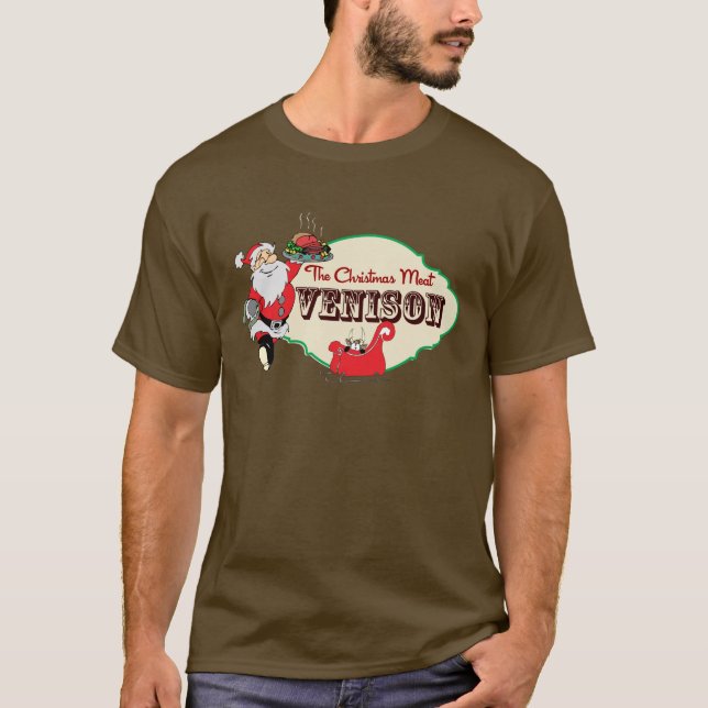 Camiseta Los amores de Santa asaron la carne de venado (Anverso)