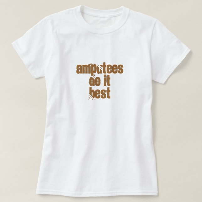 Camiseta Los amputados hacen ItBest (Diseño del anverso)