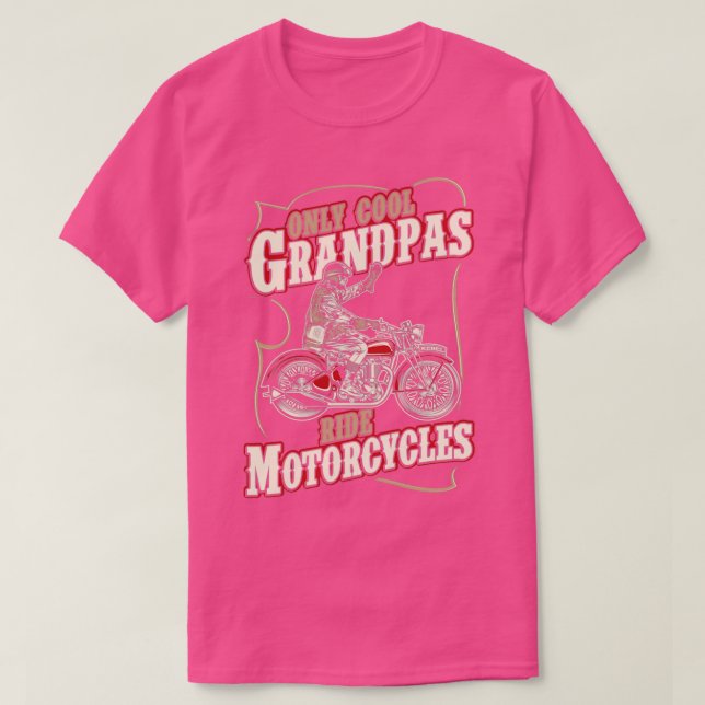 Camiseta Los Ancianos Dominan El Mejor Gear De Motocicleta  (Diseño del anverso)