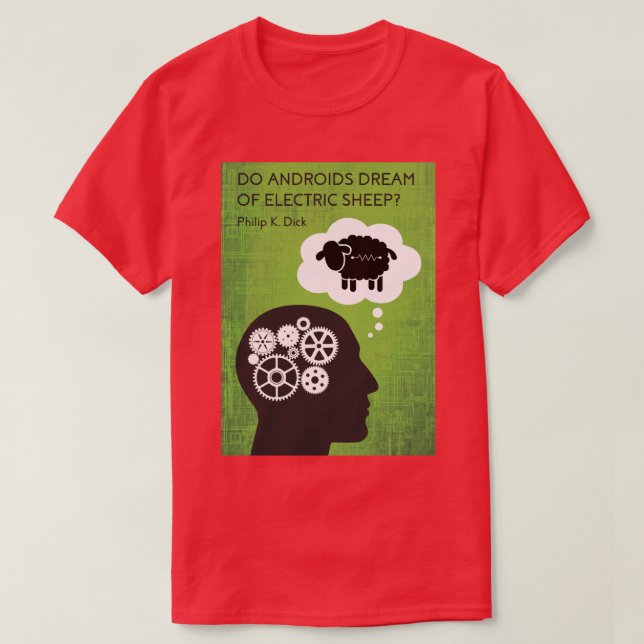 Camiseta Los androides sueñan con ovejas eléctricas (Diseño del anverso)