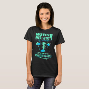Camiseta Los Anesthetists de la enfermera son ángeles de