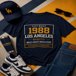 Camiseta Los Angeles 1988 Quality Outfitters Vintage 
