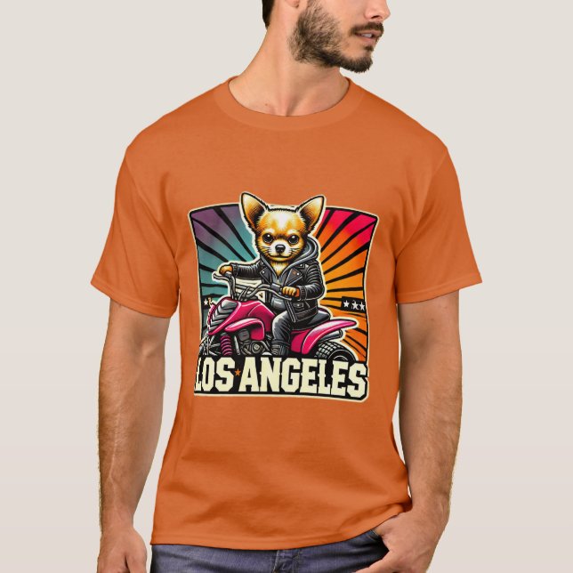 CAMISETA LOS ANGELES-ATV RIDER (Anverso)