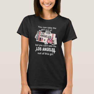 Camiseta Los Angeles Boarding Pass Los Angeles Chica L A G