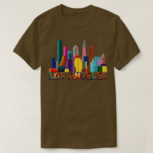 Camiseta Los Ángeles California 7 (Diseño del anverso)