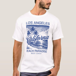 Camiseta Los Ángeles California Beach Paradise West Coast