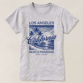 Camiseta Los Ángeles California Beach Paradise West Coast