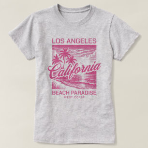 Camiseta Los Ángeles California Beach Paradise West Coast