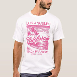 Camiseta Los Ángeles California Beach Paradise West Coast