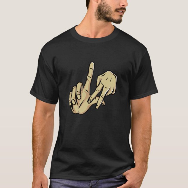 Camiseta Los Angeles California Chicano Cholo LA LA Hand Si (Anverso)