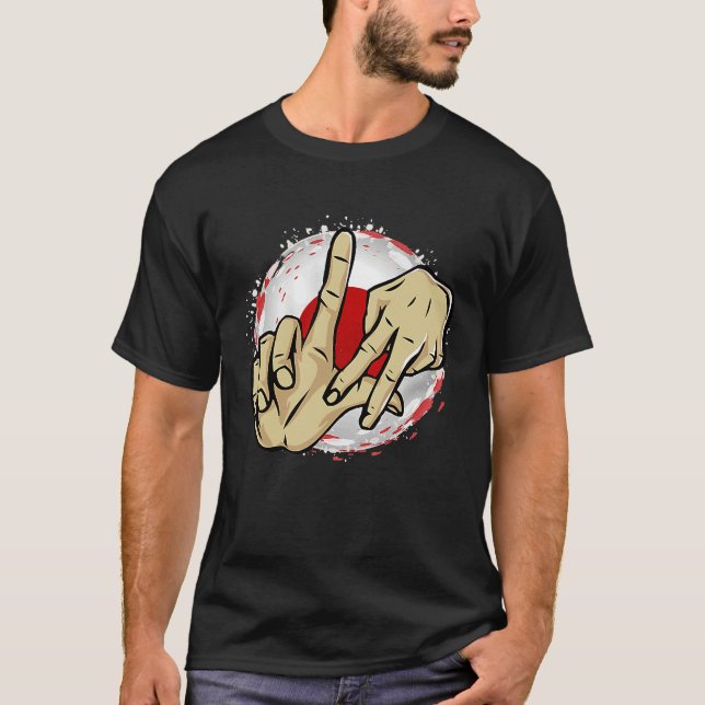 Camiseta Los Angeles California Chicano Japan Flag LA Hand (Anverso)