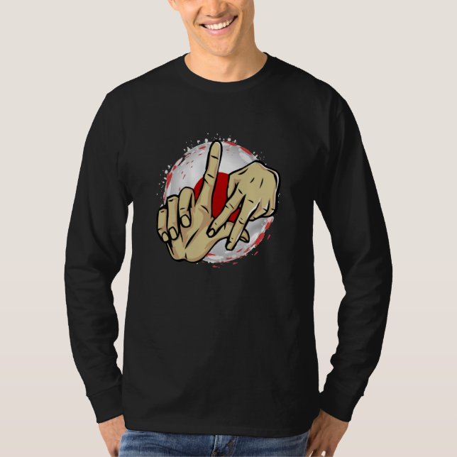 Camiseta Los Angeles California Chicano Japan Flag LA Hand  (Anverso)