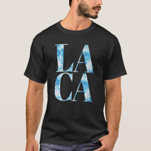 Camiseta Los Angeles California LA CA Souvenirs Blue White
